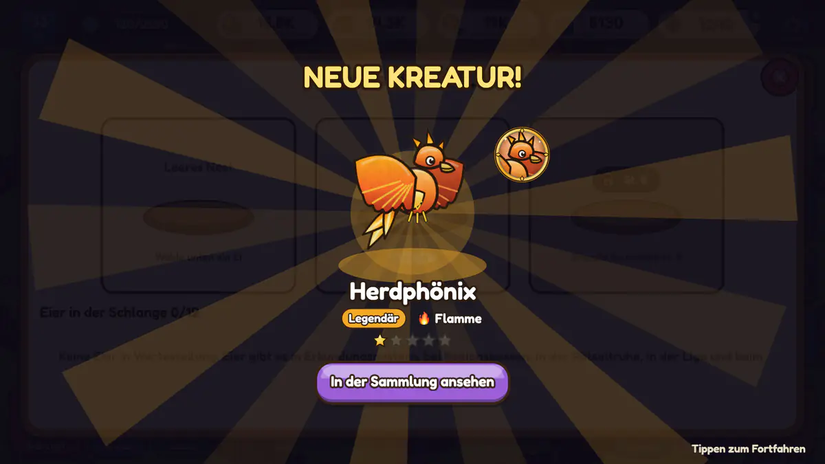Screenshot: Brüte Drachen & Kreaturen aus