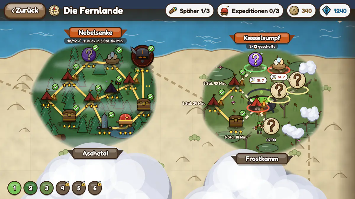 Screenshot: Erkunde die Fernlande