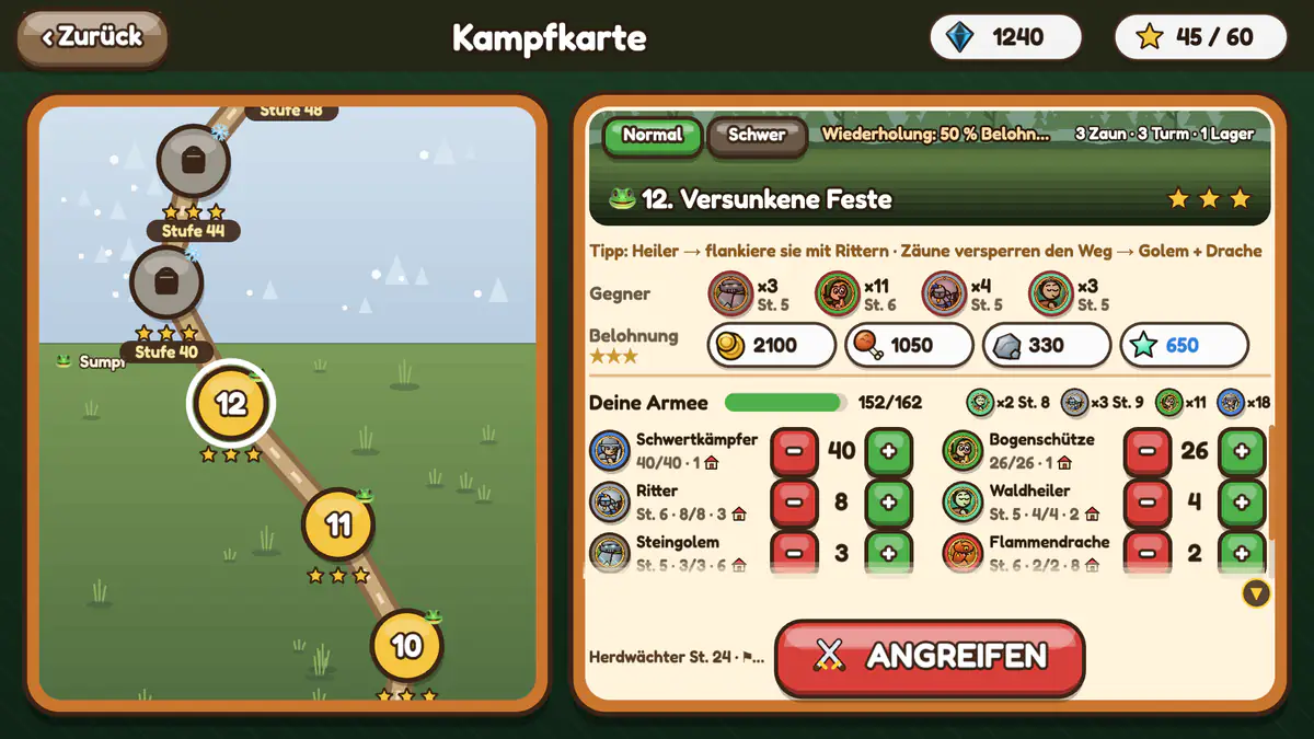 Screenshot: 20 Schlachten & Bosse