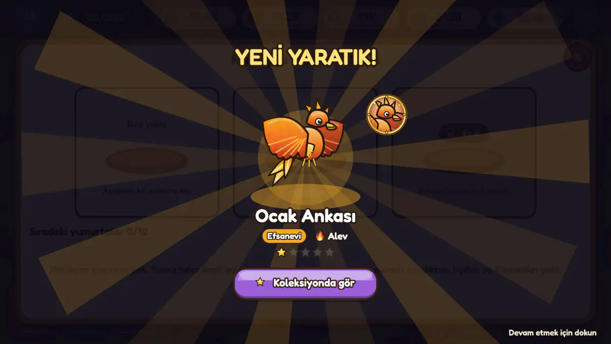 Ekran görüntüsü: Ejderha ve yaratık çıkar